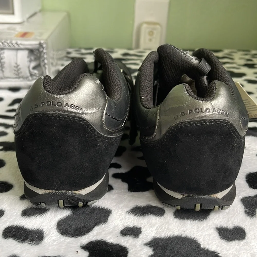 Us Polo Assn. Womens Hannah Fashion Sneakers Gray Low Top Shoes size 7 - Picture 3 of 5